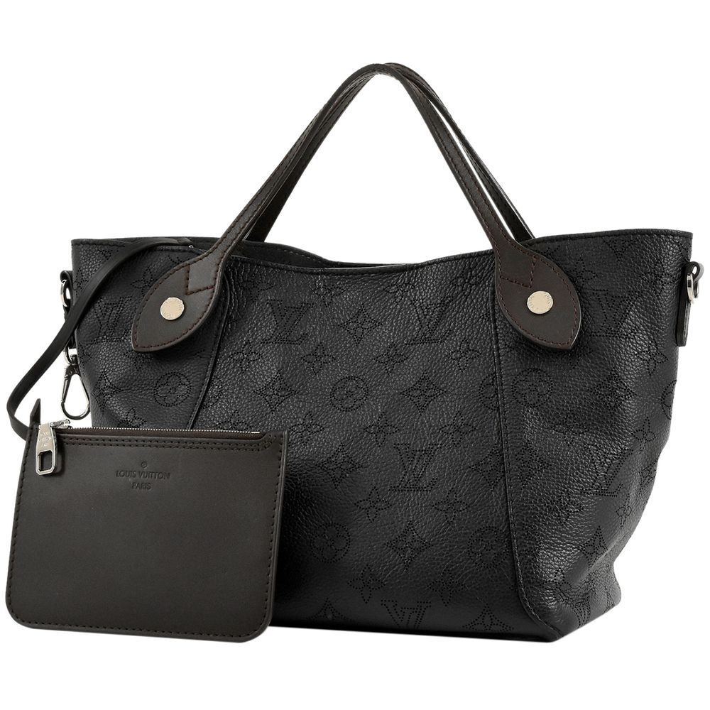 Louis Vuitton Hina PM Mahina Noir Shoulder Bag Black - Picture 1 of 9